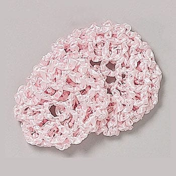 Dasha Small Ribbon Crocheted Bun Cover - DanceSupplies.com