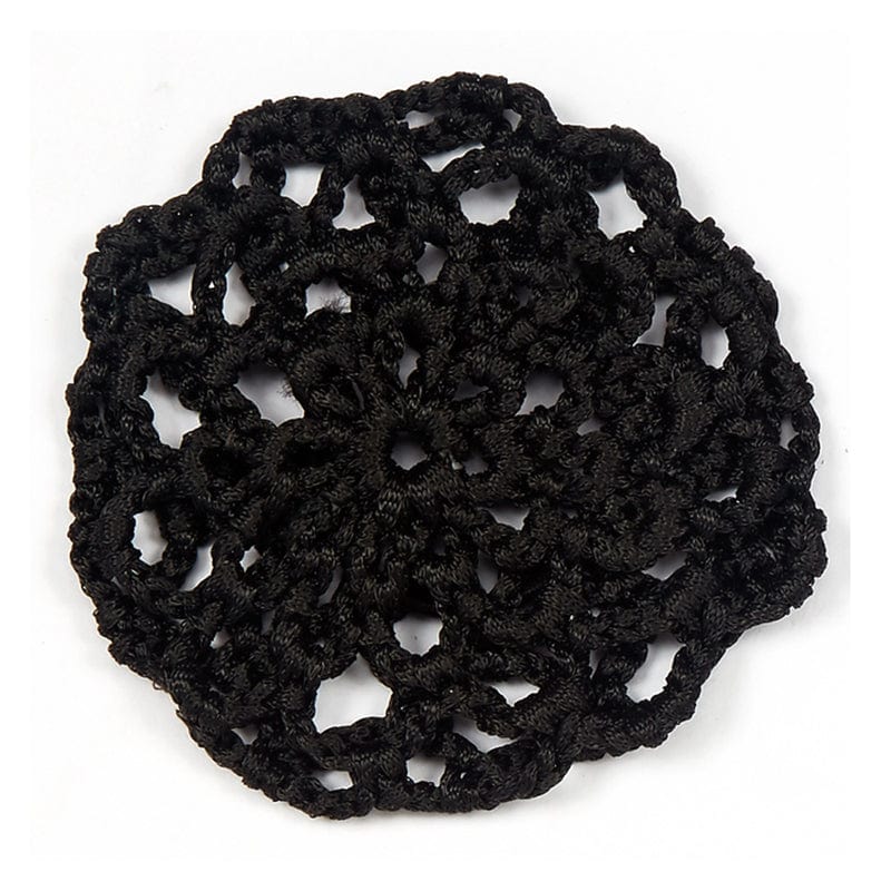 Dasha Tape Crochet Bun Cover Black - DanceSupplies.com