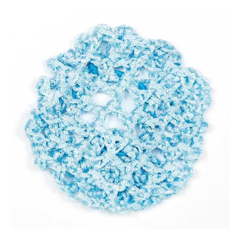 Dasha Tape Crochet Bun Cover Light Blue - DanceSupplies.com