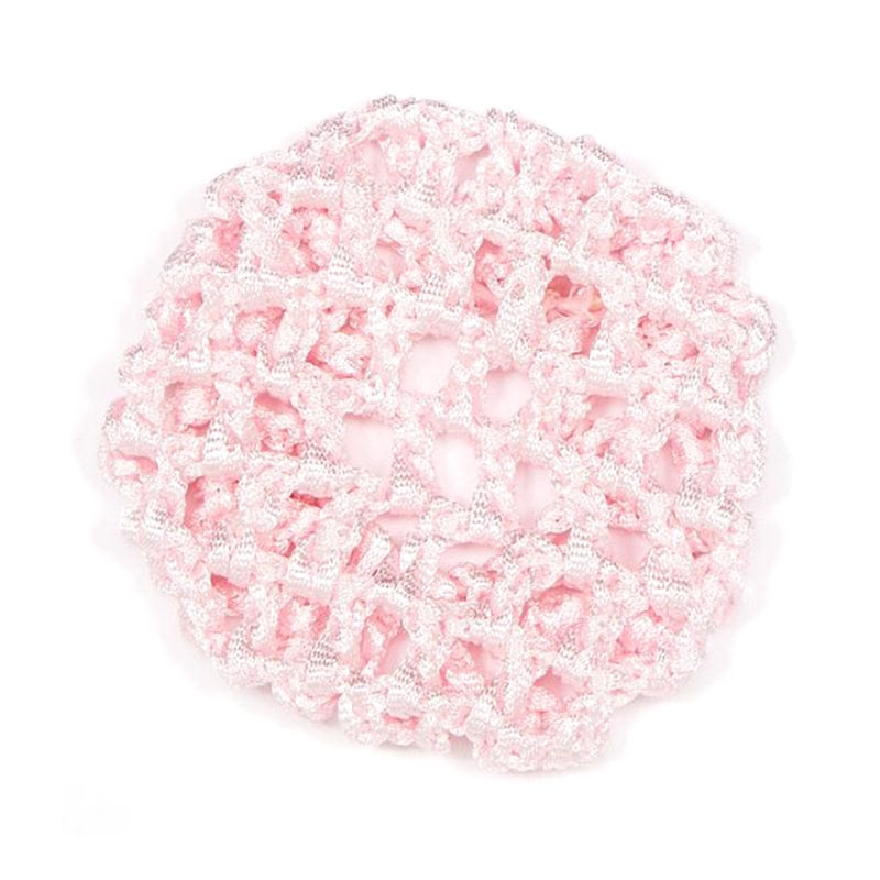 Dasha Tape Crochet Bun Cover Pink - DanceSupplies.com