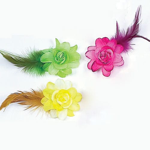 Dasha Flower Pair With Glitter - DanceSupplies.com