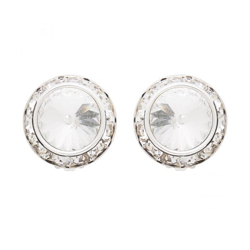 Dasha Performance Earrings (12mm/17mm) Clip-On Crystal - DanceSupplies.com