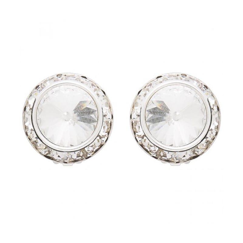 Dasha Performance Earrings (8mm/13mm) Clip-On Crystal - DanceSupplies.com