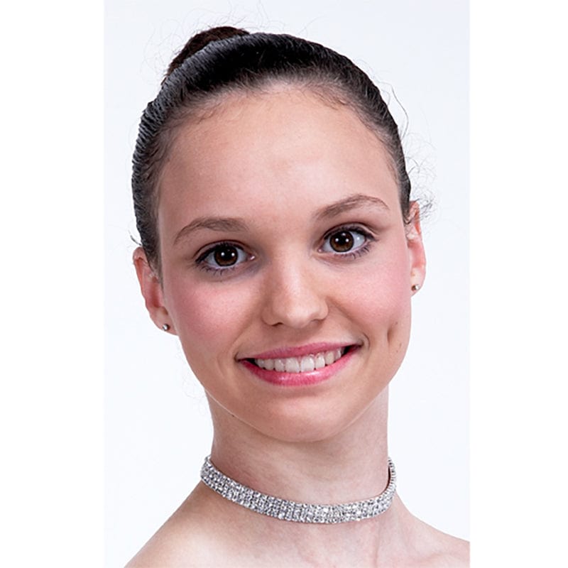 Dasha Stretch Rhinestone Choker - 3 Rows - DanceSupplies.com