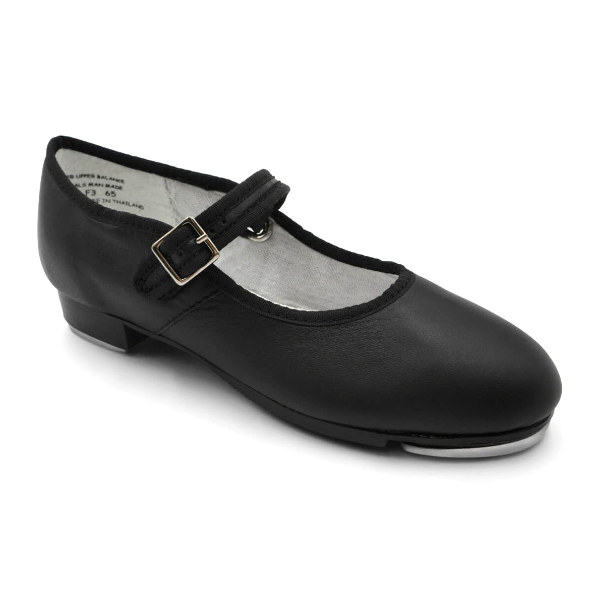 Capezio Child's Mary Jane Tap Shoes - Black Child 6 Medium Black- DanceSupplies.com