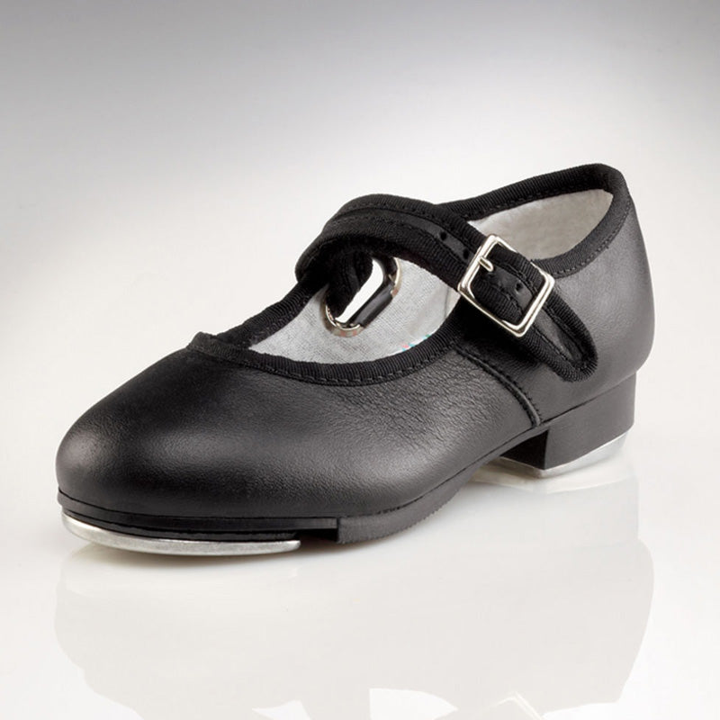 Capezio Child's Mary Jane Tap Shoes - Black Child 6 Medium Black- DanceSupplies.com