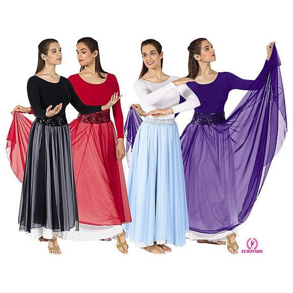 Eurotard Chiffon Overlay Skirt - DanceSupplies.com