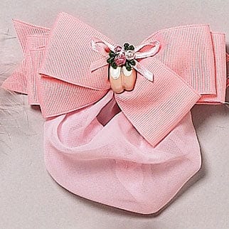 Dasha Embroidered Accent With Shoes Snood - DanceSupplies.com