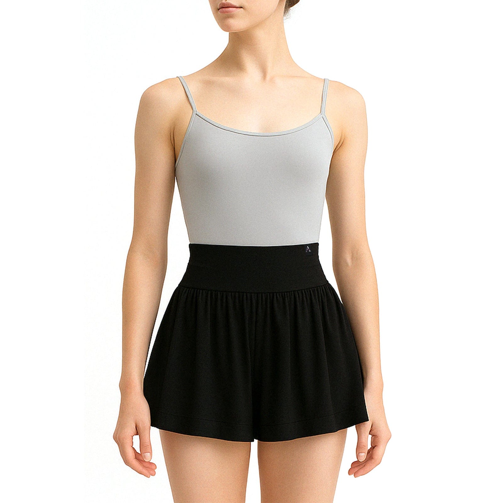 Aluvie Flo Petal Shorts Black - DanceSupplies.com