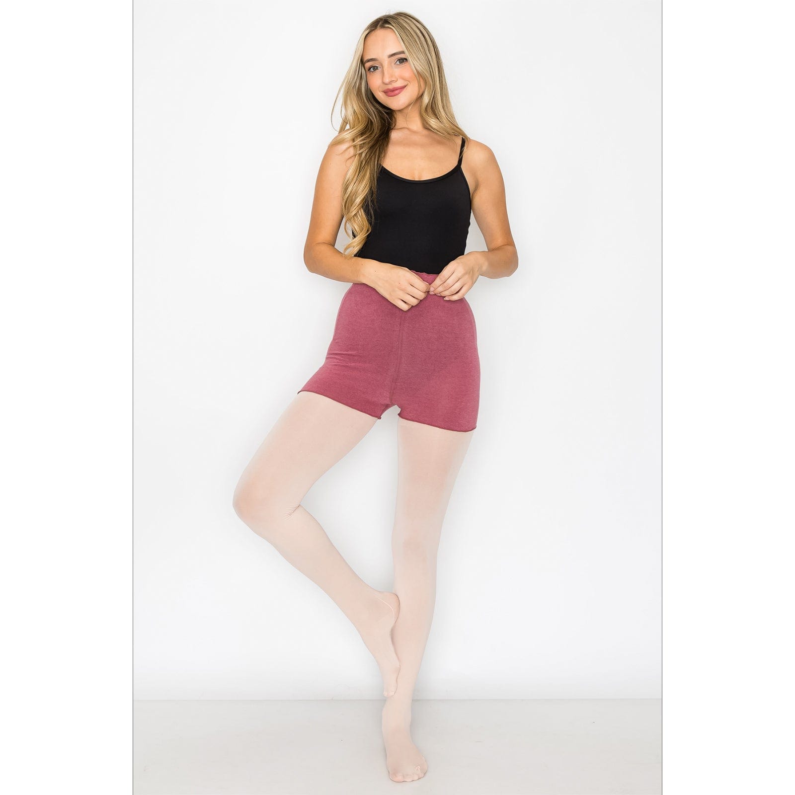 Aluvie Mia Roll Down Shorts - DanceSupplies.com