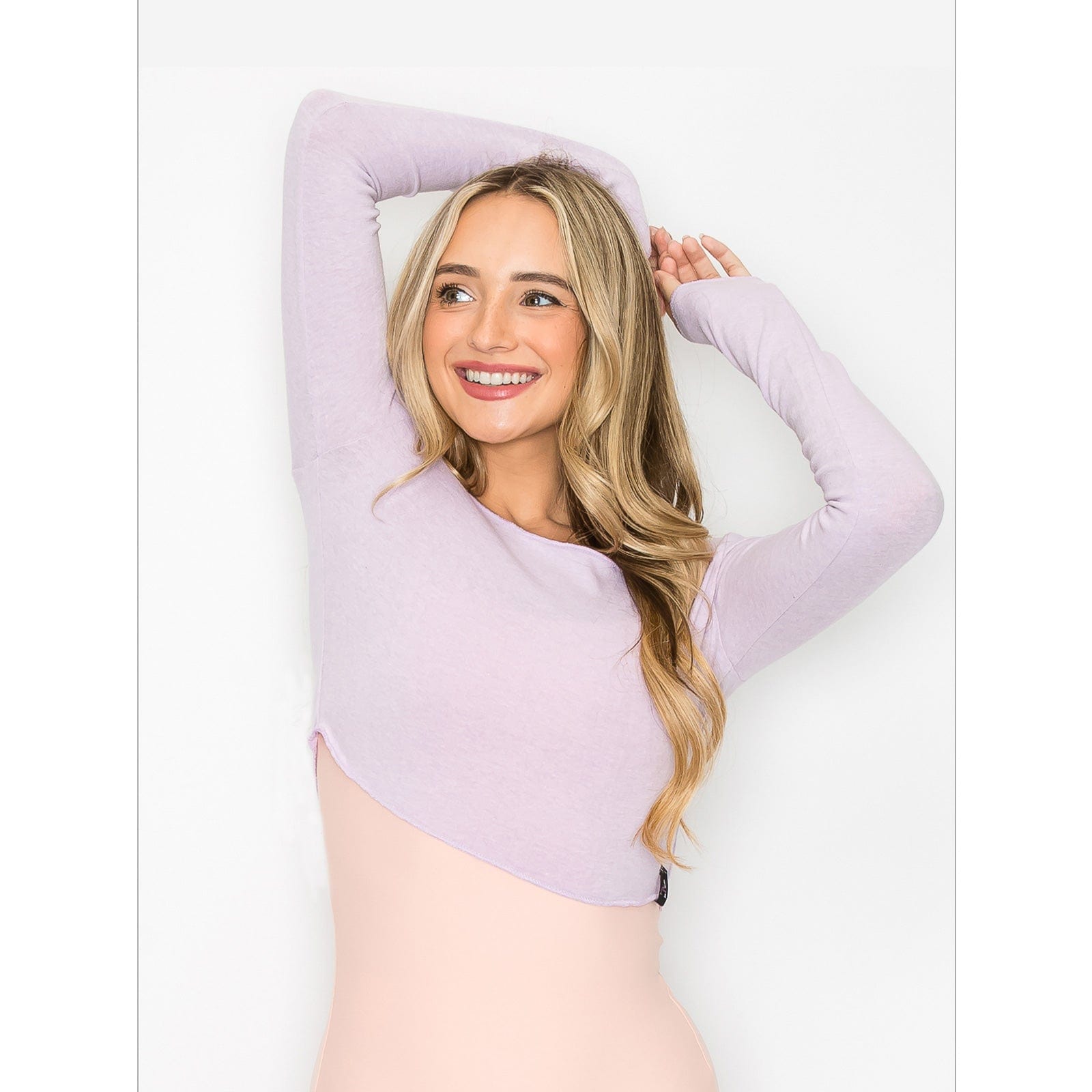 Aluvie Chloe Crop Top Lavender - DanceSupplies.com