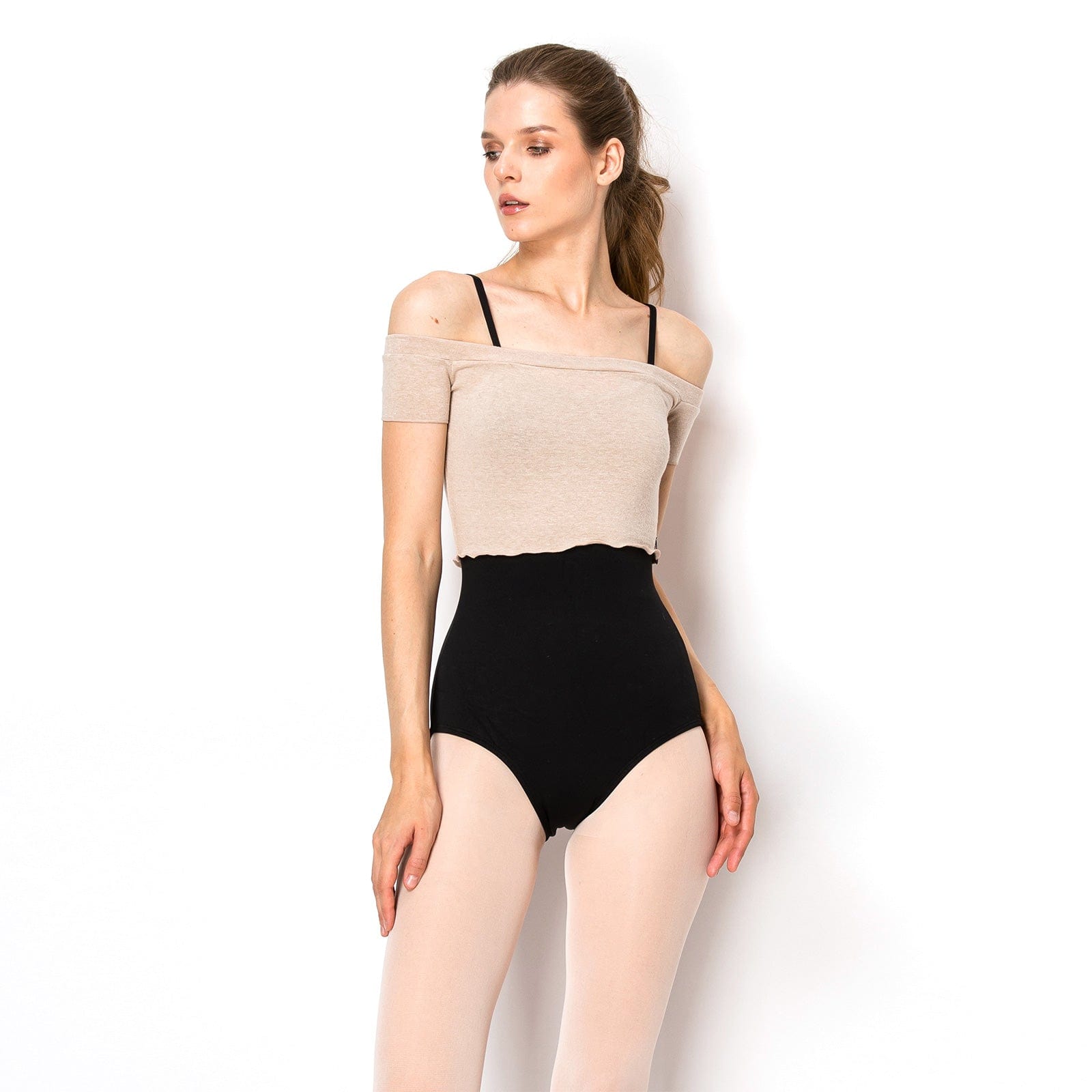 Aluvie Stella Top Beige - DanceSupplies.com