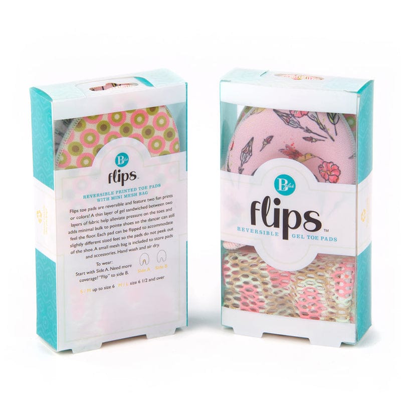 B Plus Flips Printed Toe Pads - DanceSupplies.com