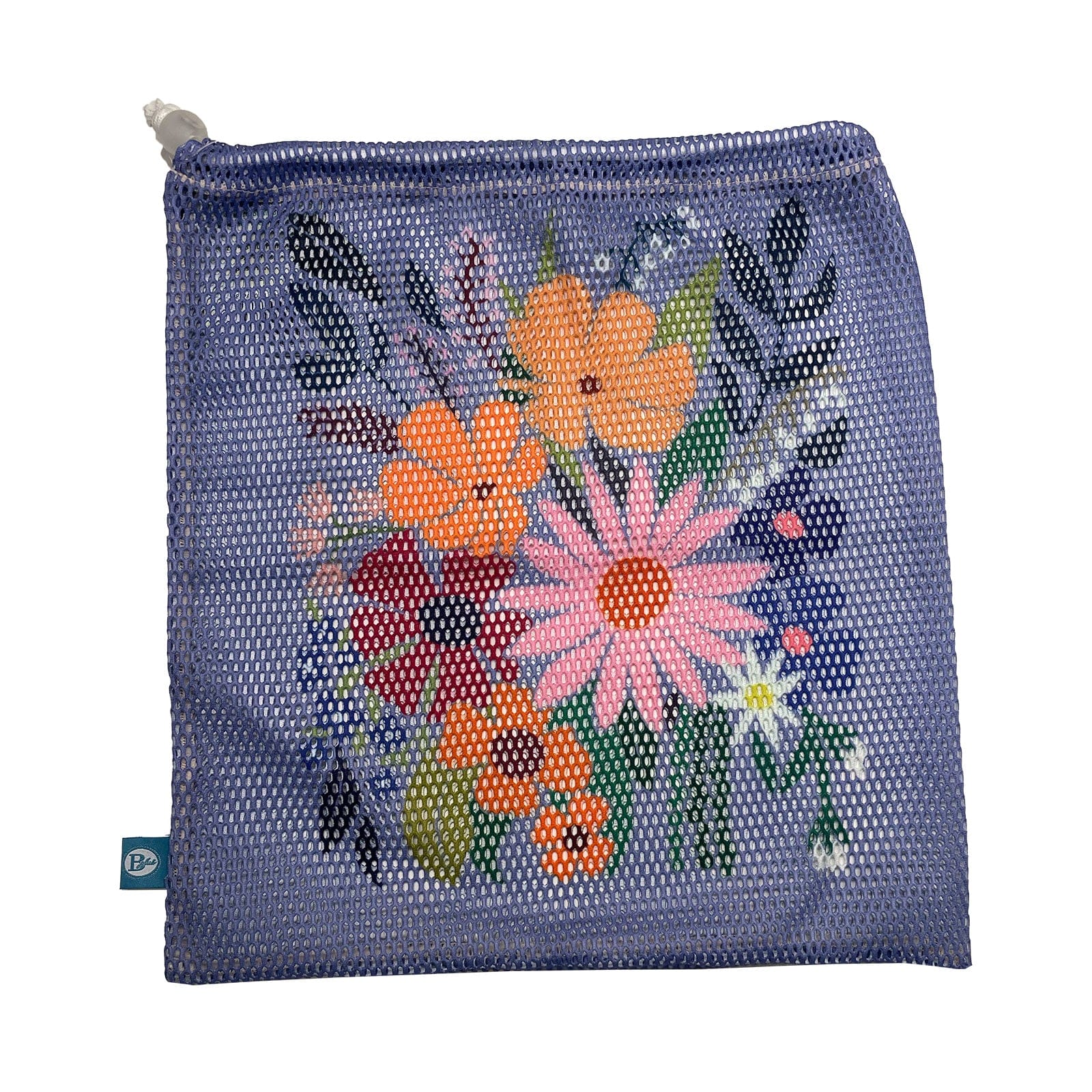 B Plus Printed Mesh Bag Light Blue - DanceSupplies.com