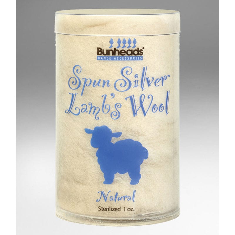 Bunheads Spun Silver Lamb's Wool - DanceSupplies.com