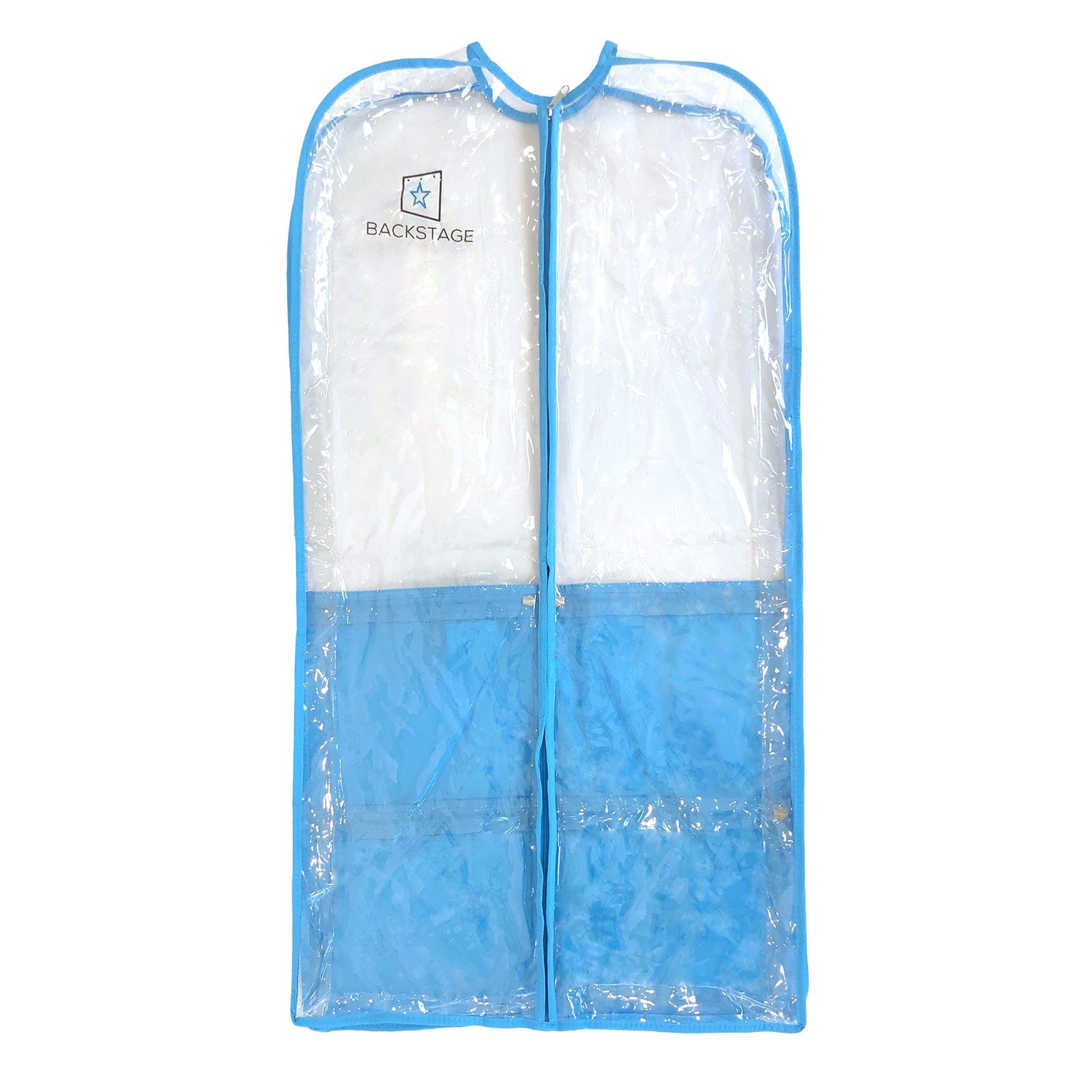 Backstage Gusseted Garment Bag Turquoise - DanceSupplies.com