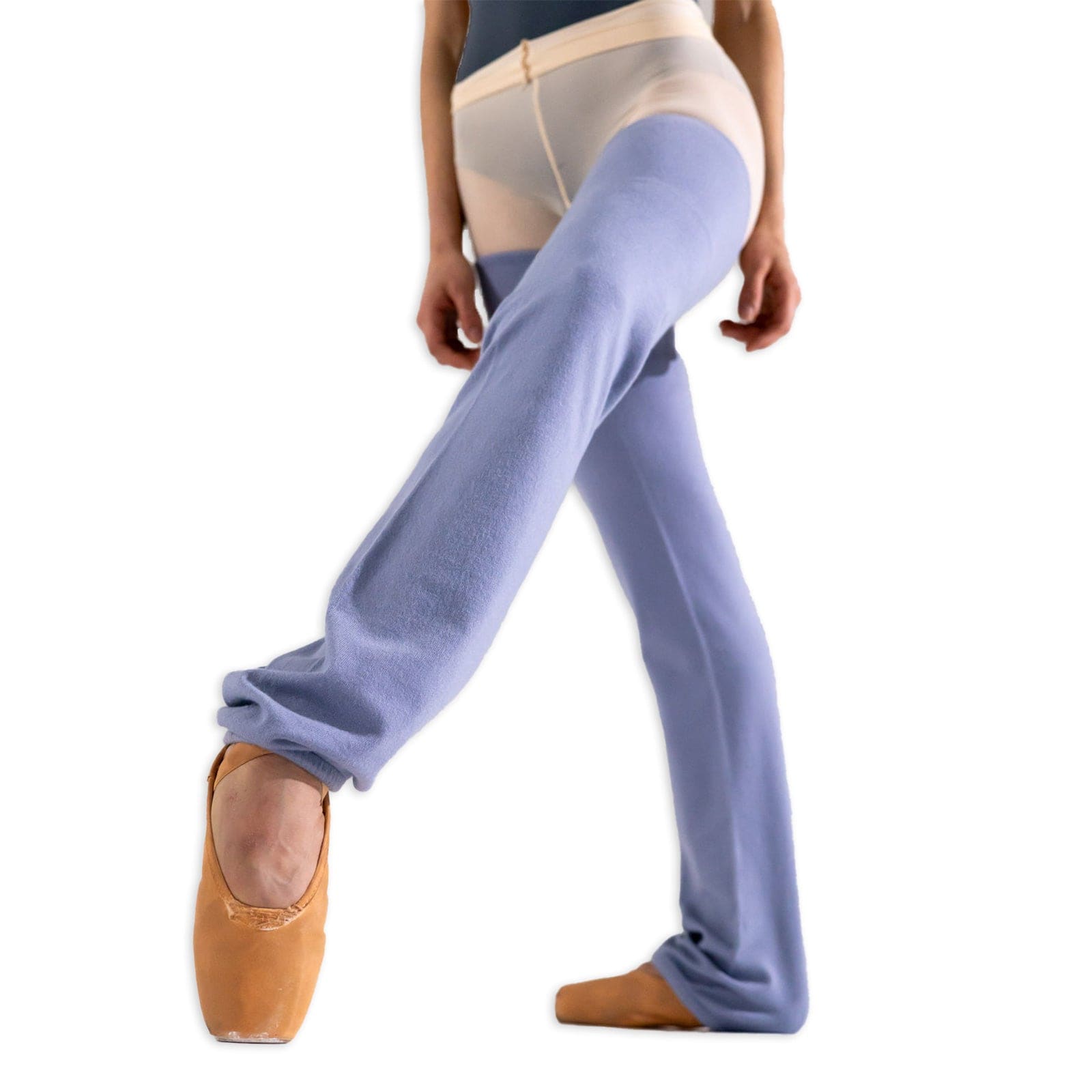 Barre Trash Long Legwarmers Adult XS-S Powder Blue - DanceSupplies.com