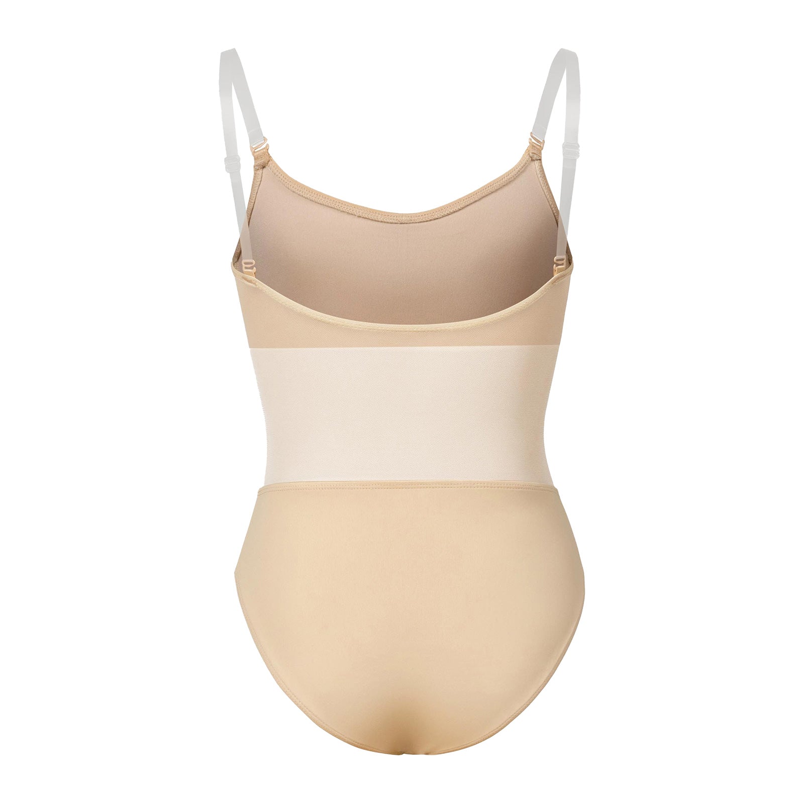 Bloch Girls Sunna Mesh Panel Pinch Front Bodysuit - DanceSupplies.com