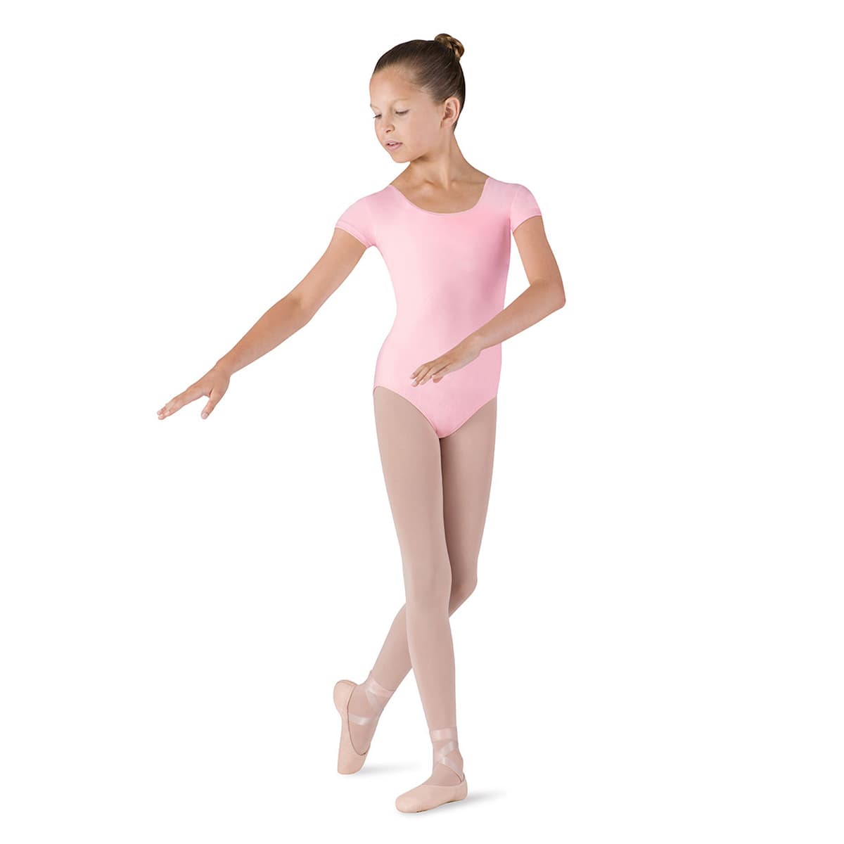 Bloch Girls Dujour Cap Sleeve Leotard Child 2-4 Candy Pink - DanceSupplies.com