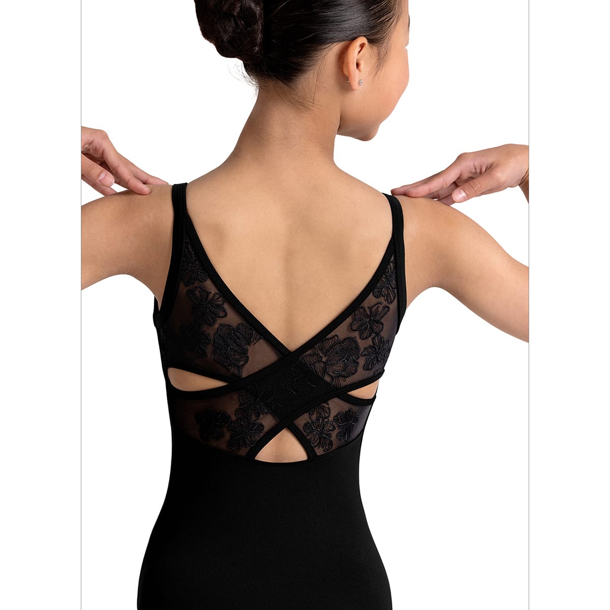 Bloch Girls Jazz Floral Leotard - DanceSupplies.com