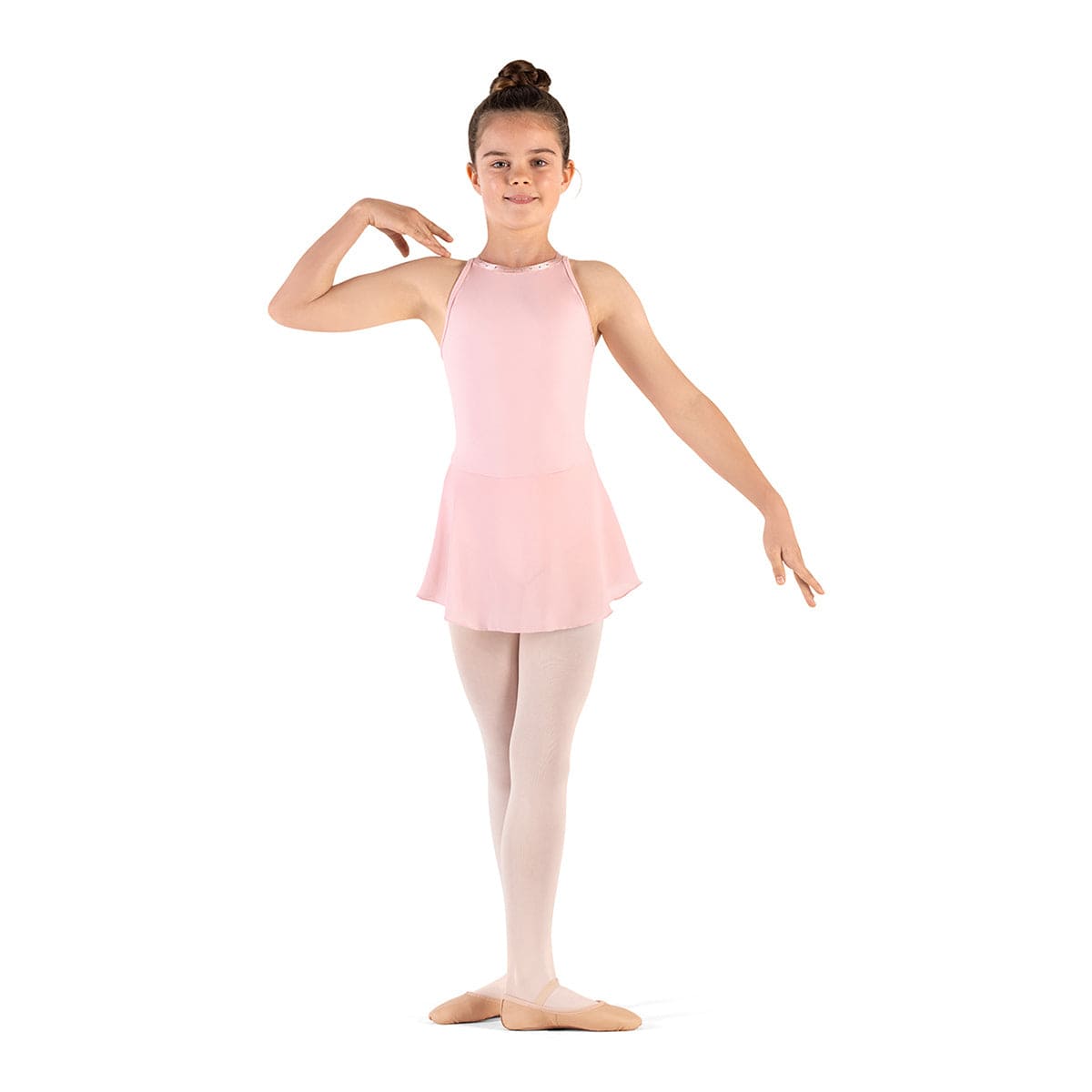 Bloch Child Melany Camisole Dress Child 4-6 Candy Pink - DanceSupplies.com