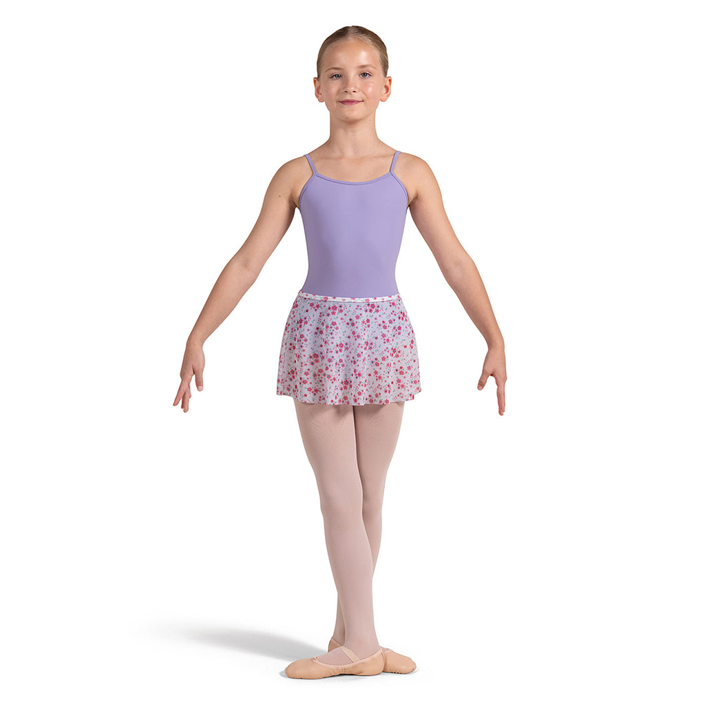 Bloch Child's Pull-On Mesh Floral Skirt Child XS/S Garland - DanceSupplies.com