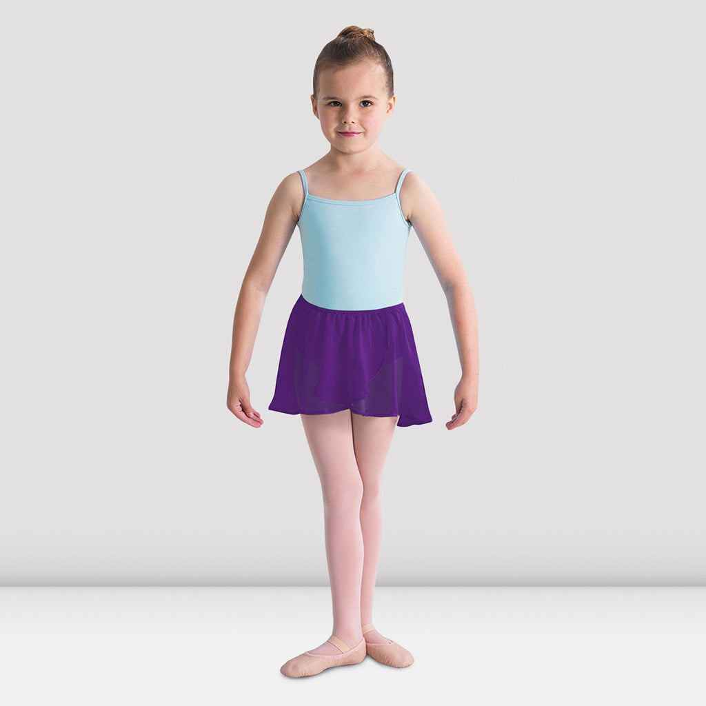 Bloch Girls Barre Ballet Skirt Child 4-6 Aubergine - DanceSupplies.com