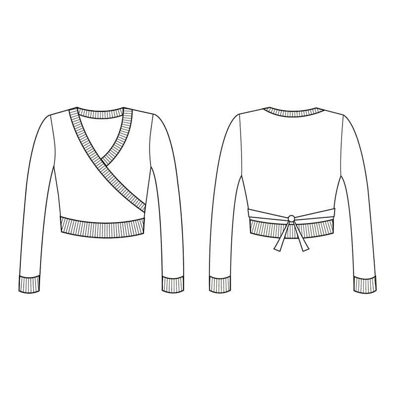 Bloch Ella Child's Cardigan Wrap Sweater - DanceSupplies.com