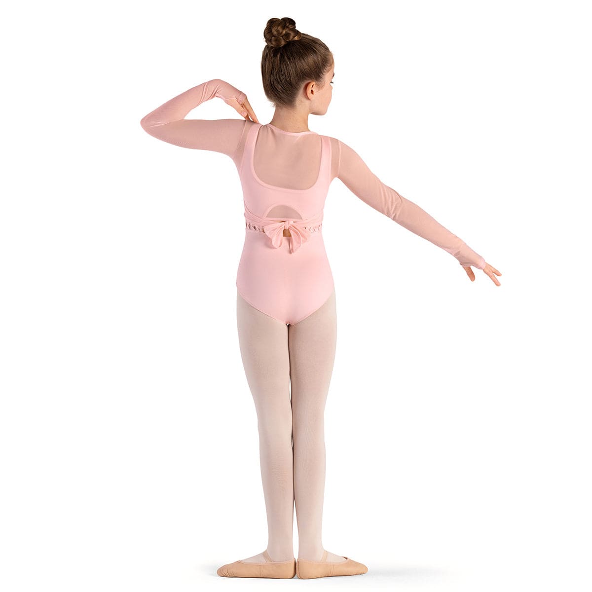 Bloch Child Henny Mesh Wrap Top - DanceSupplies.com