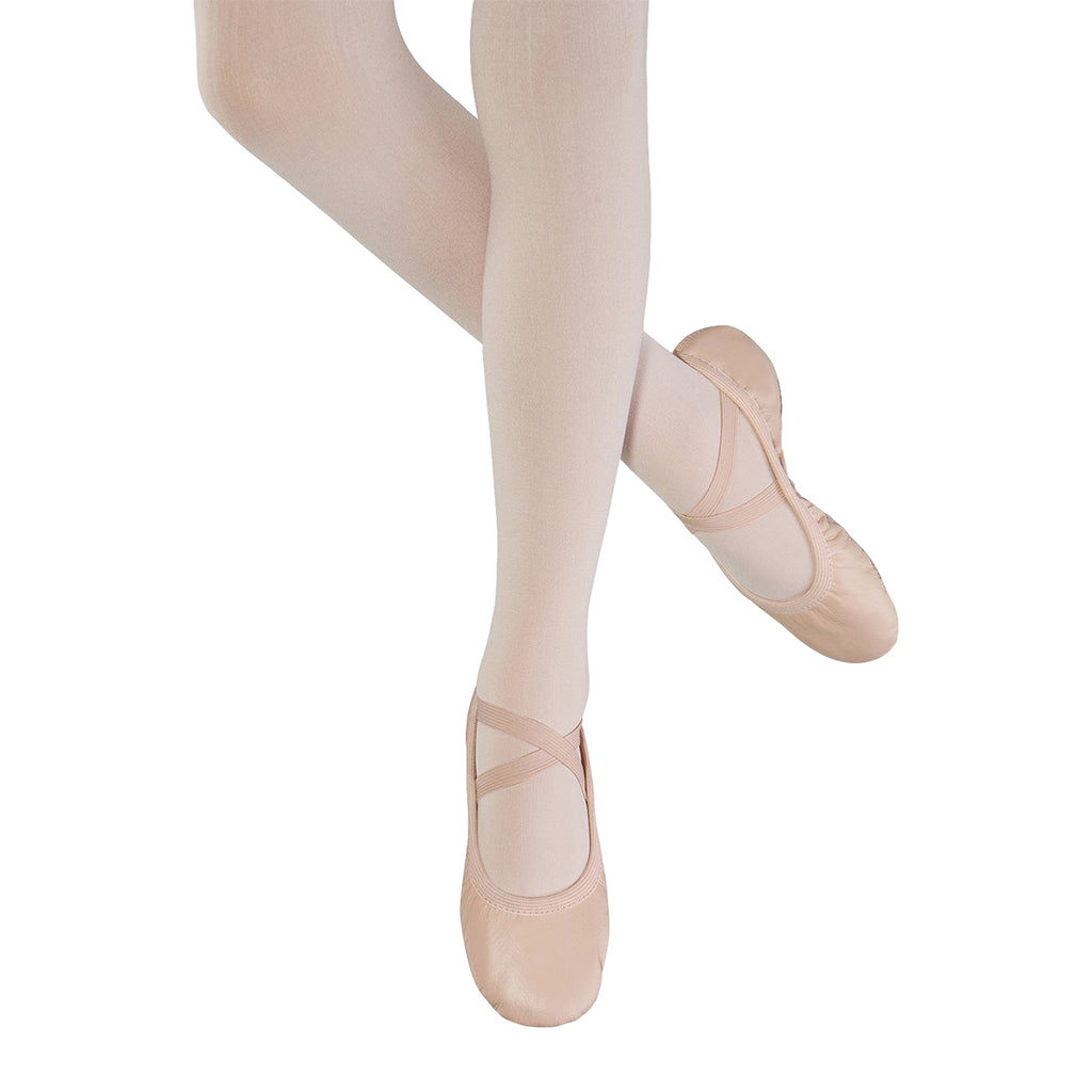 Bloch Odette Child's Ballet Slippers Child 12 B Pink- DanceSupplies.com