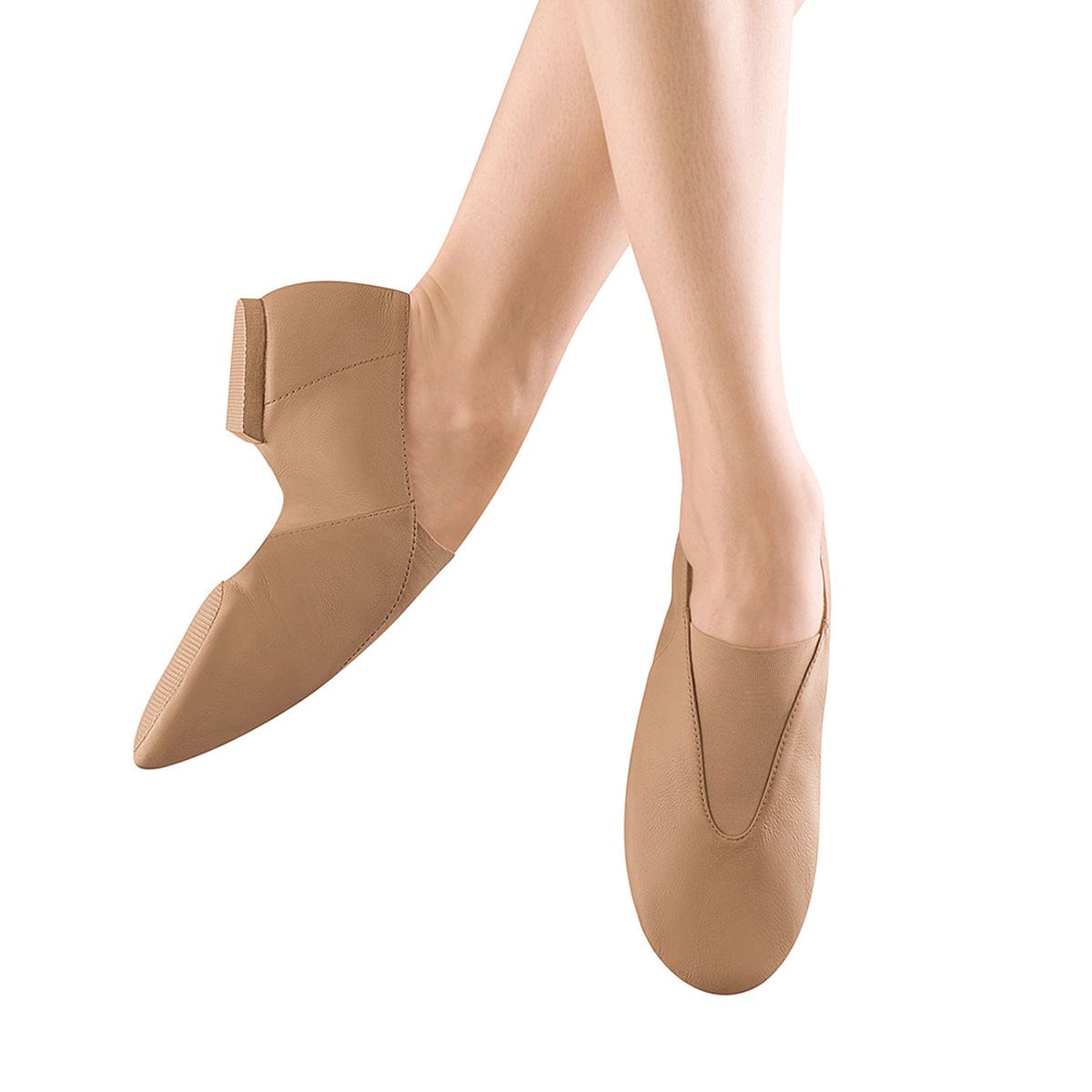Bloch Ladies Super Jazz Split Sole Shoes - Tan - DanceSupplies.com