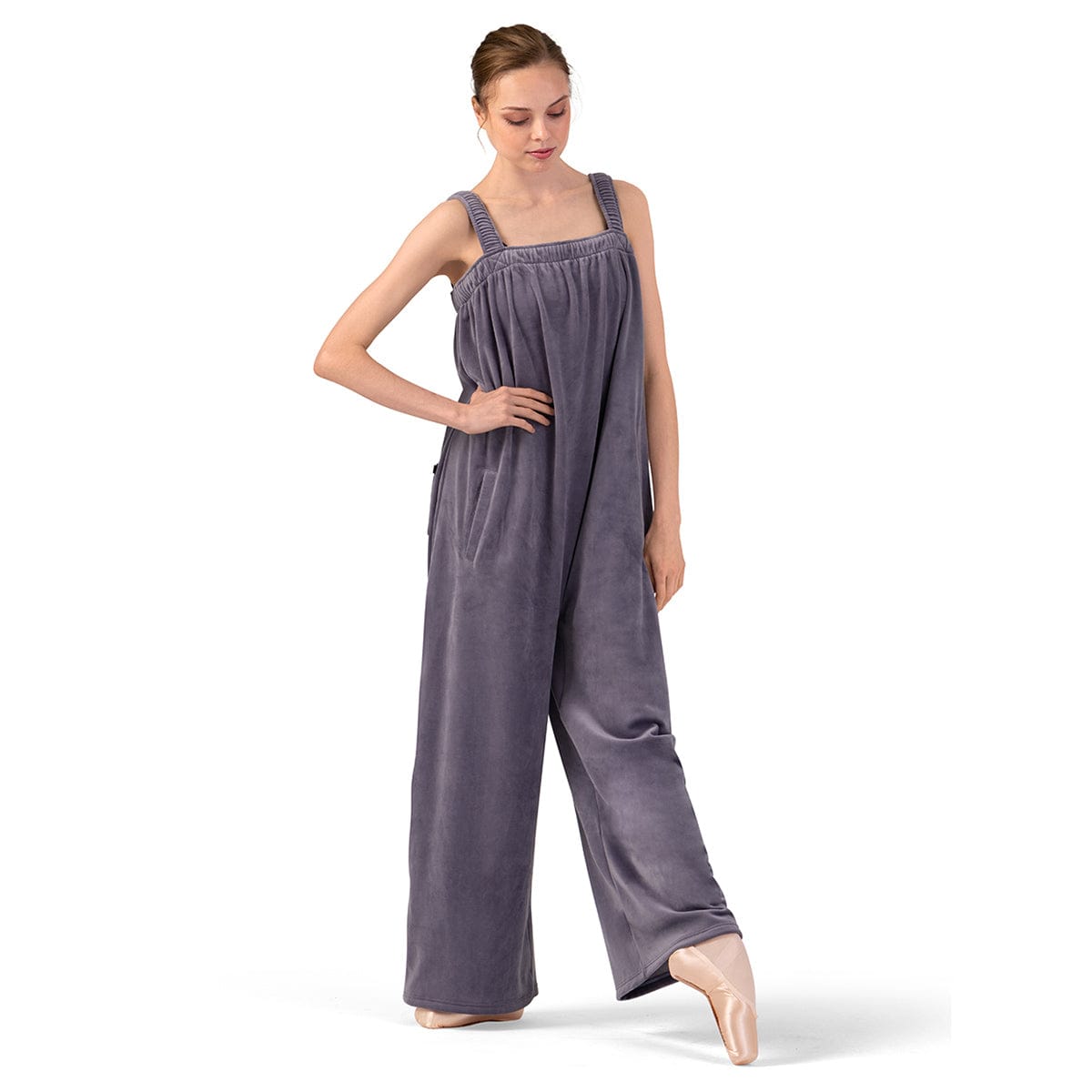 Bloch Ladies Isabella Velvet Jumpsuit - DanceSupplies.com