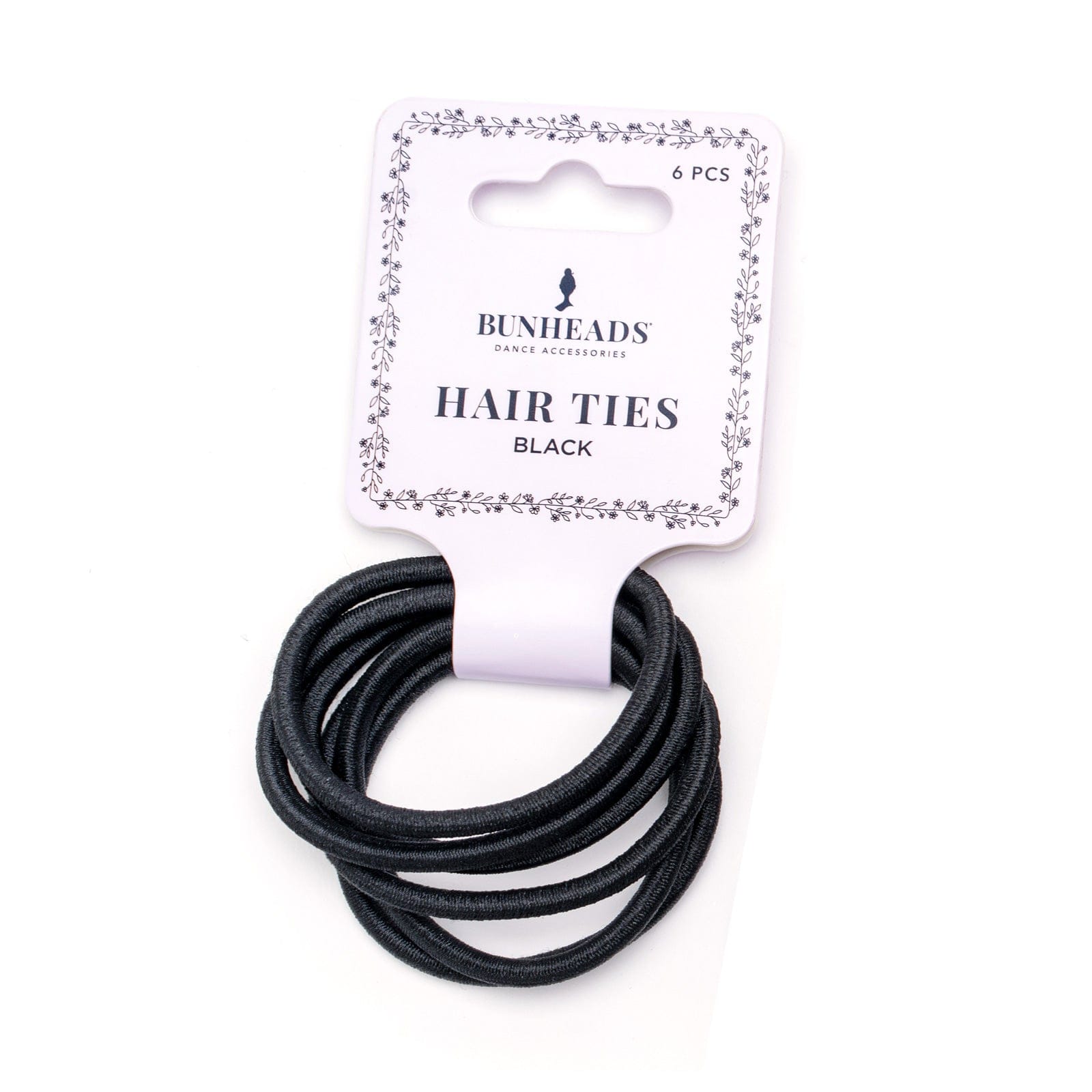 Bunheads Hair Elastics Black - DanceSupplies.com