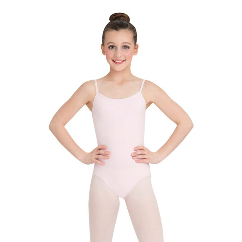 Capezio Child's Cotton Camisole Leotard w/Adjustable Straps Child S Pink - DanceSupplies.com
