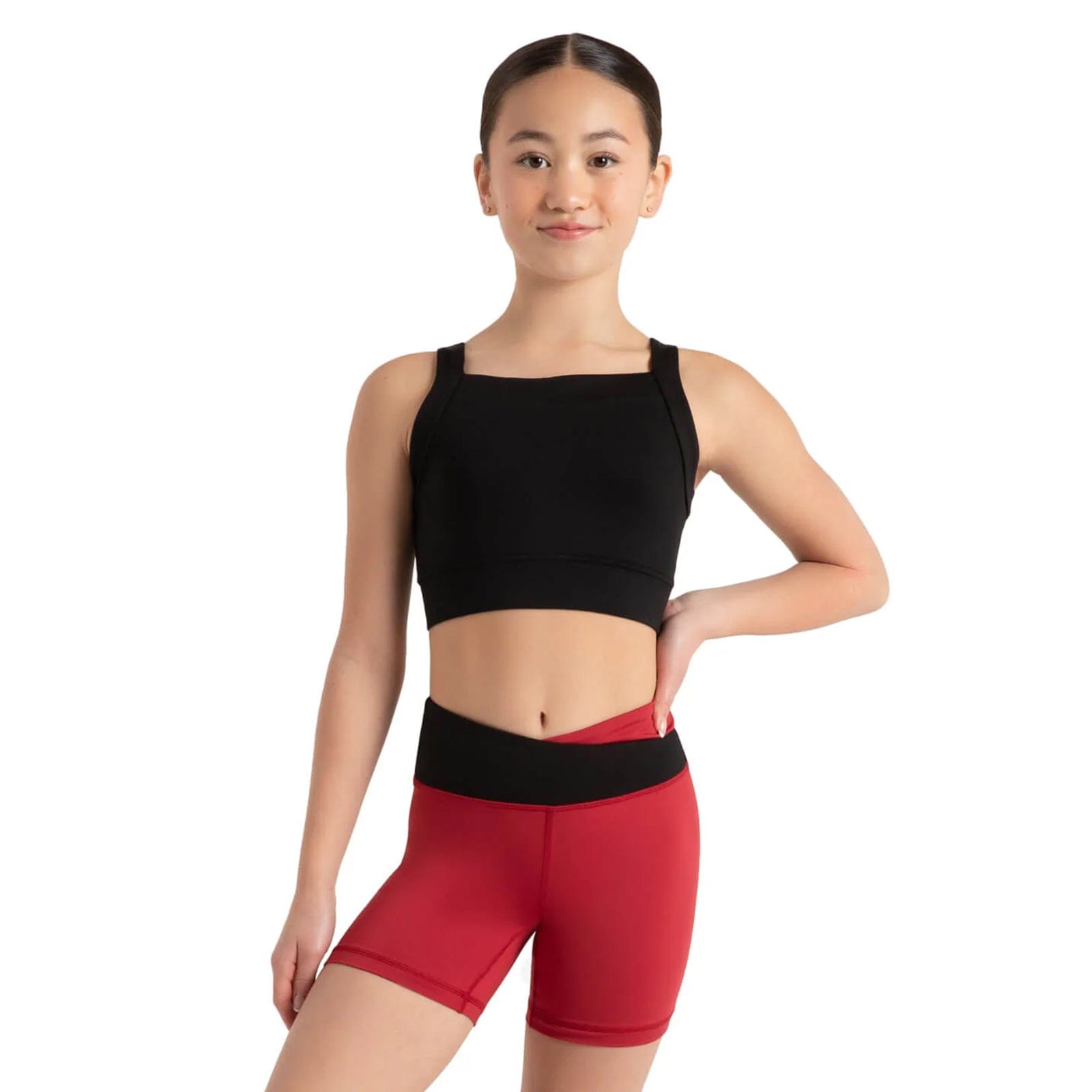 Capezio Child C'est La Vie Couture Bra Top Child I Black - DanceSupplies.com