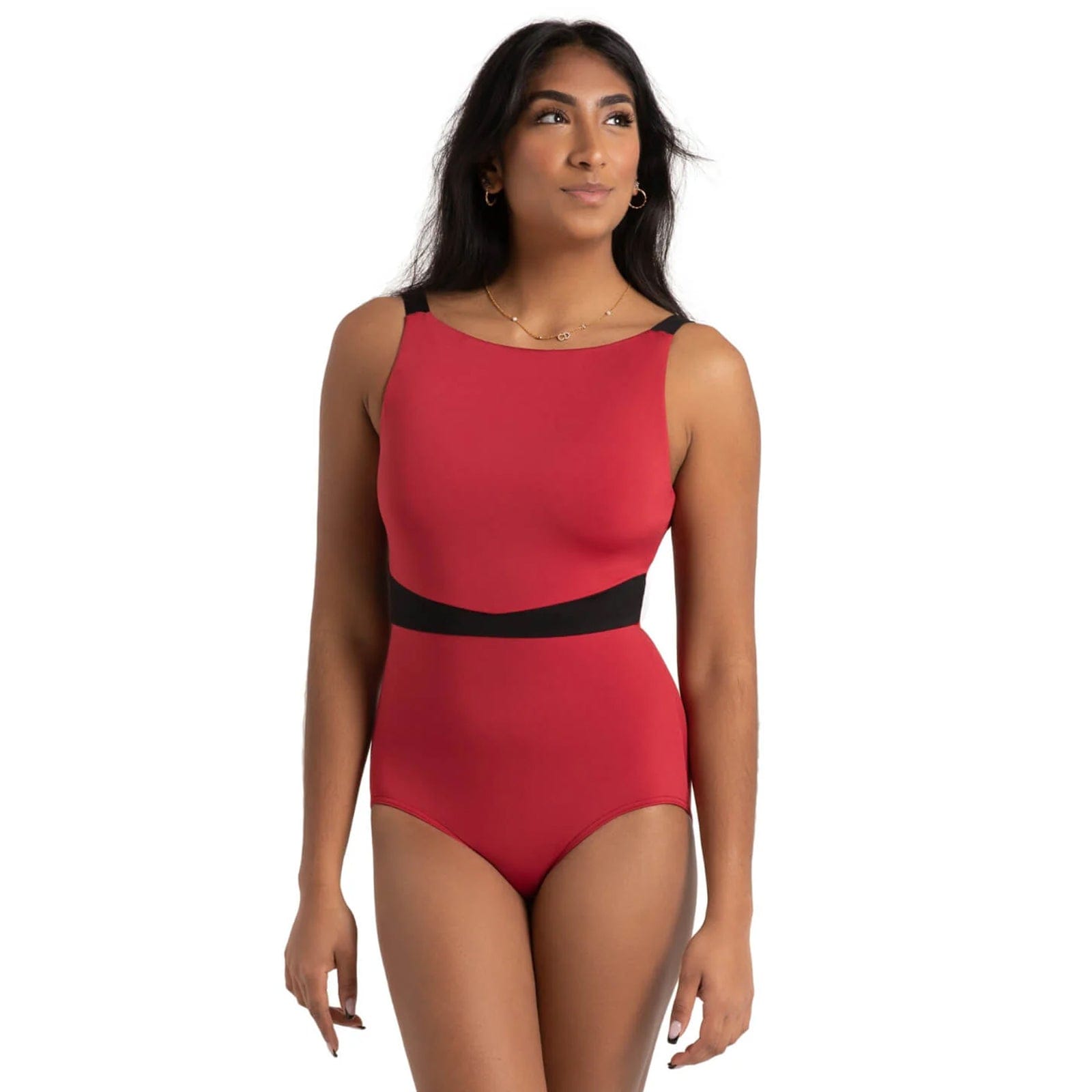 Capezio C'est La Vie Fleur Leotard Child I Scarlet Smile - DanceSupplies.com