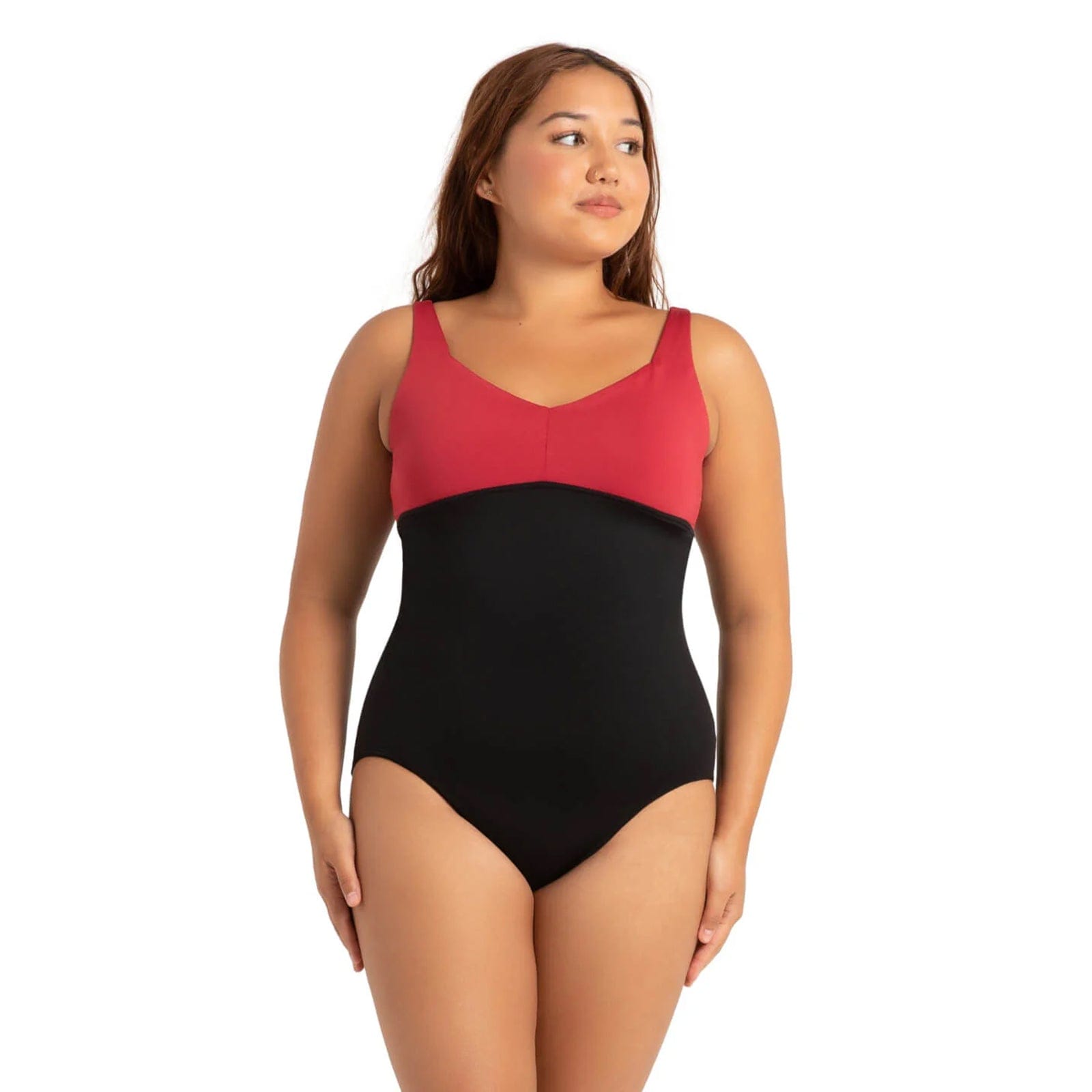 Capezio Adult C'est La Vie Etoile Leotard Adult XS Scarlet Smile - DanceSupplies.com