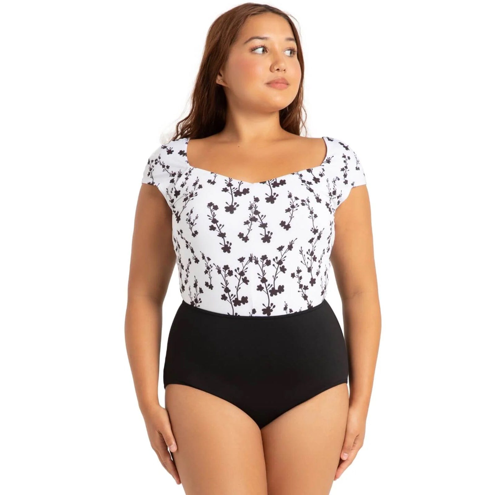 Capezio Child C'est La Vie Jolie Leotard Child I Cascading Florals - DanceSupplies.com