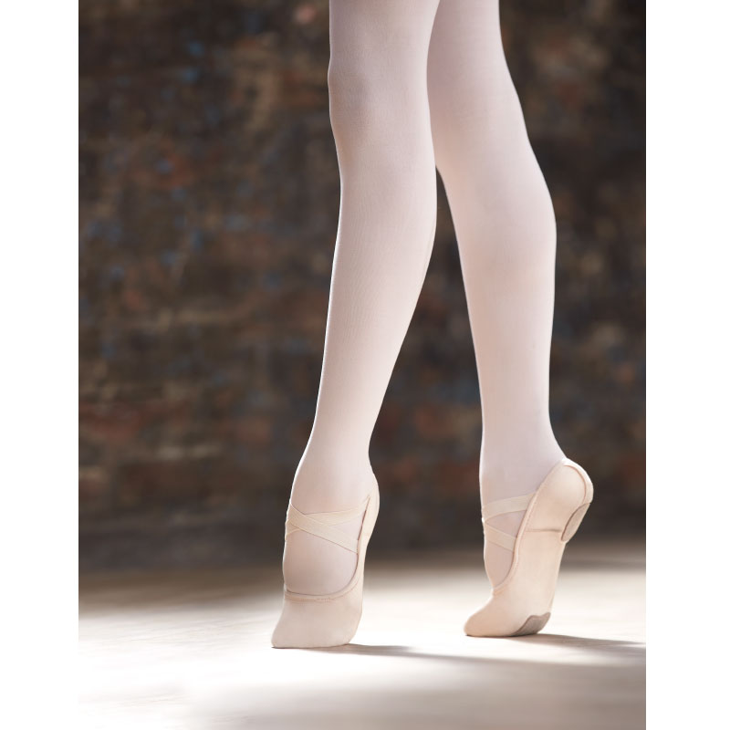 Capezio Adult Hanami Stretch Canvas Ballet Slippers - Light Pink   - DanceSupplies.com