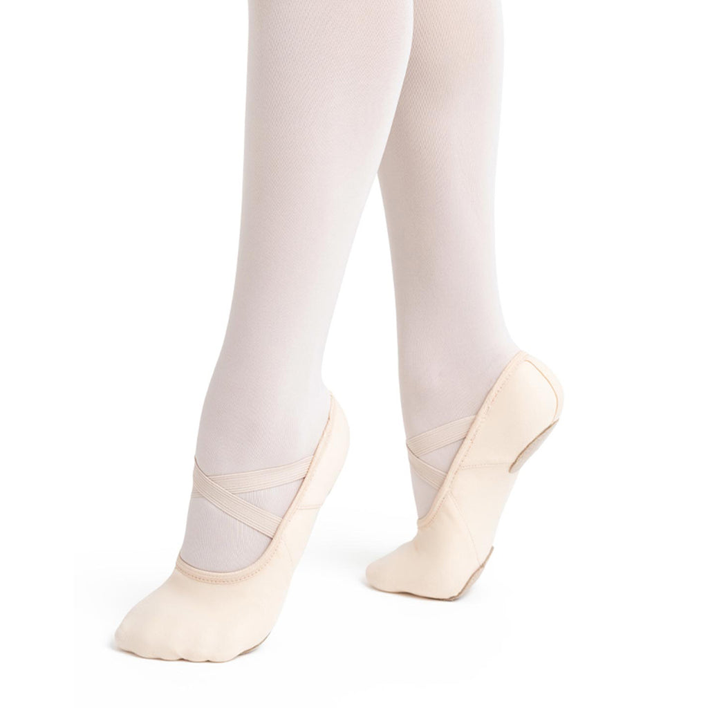 Capezio Adult Hanami Stretch Canvas Ballet Slippers - Light Pink Adult 3 Medium Light Pink- DanceSupplies.com