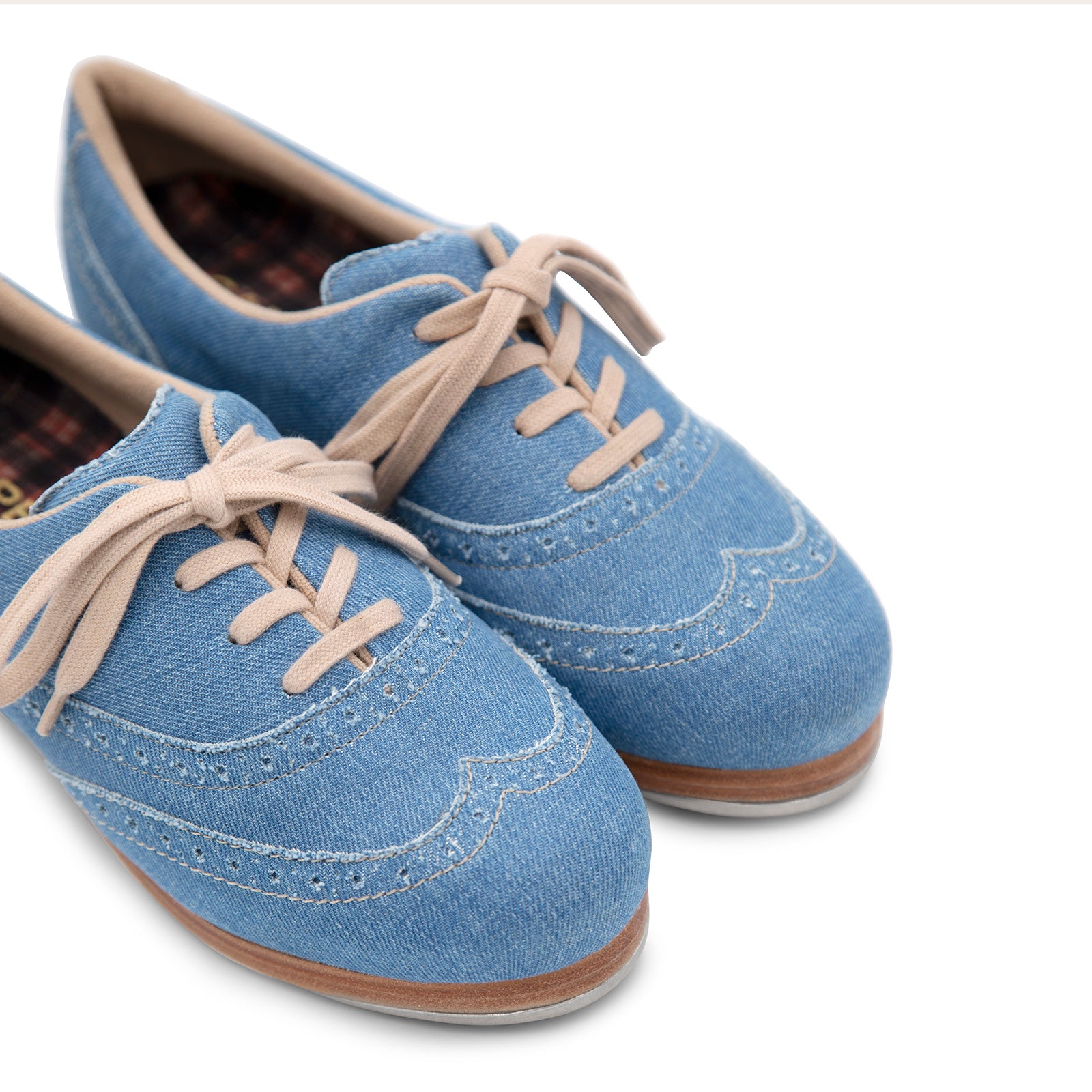 Capezio Roxy Tap Shoes - Light Denim - DanceSupplies.com