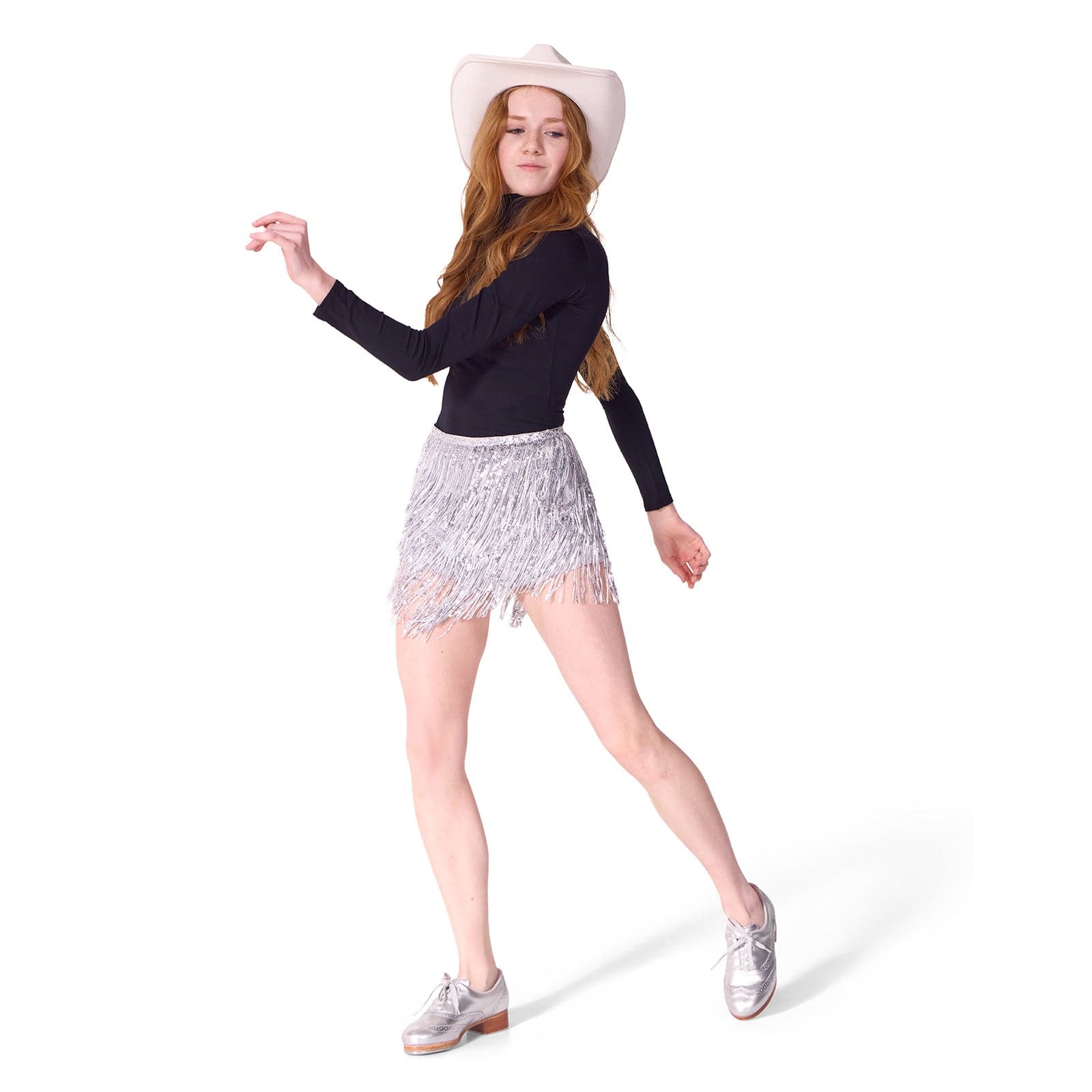Capezio Roxy Tap Shoes - Metallic Silver - DanceSupplies.com