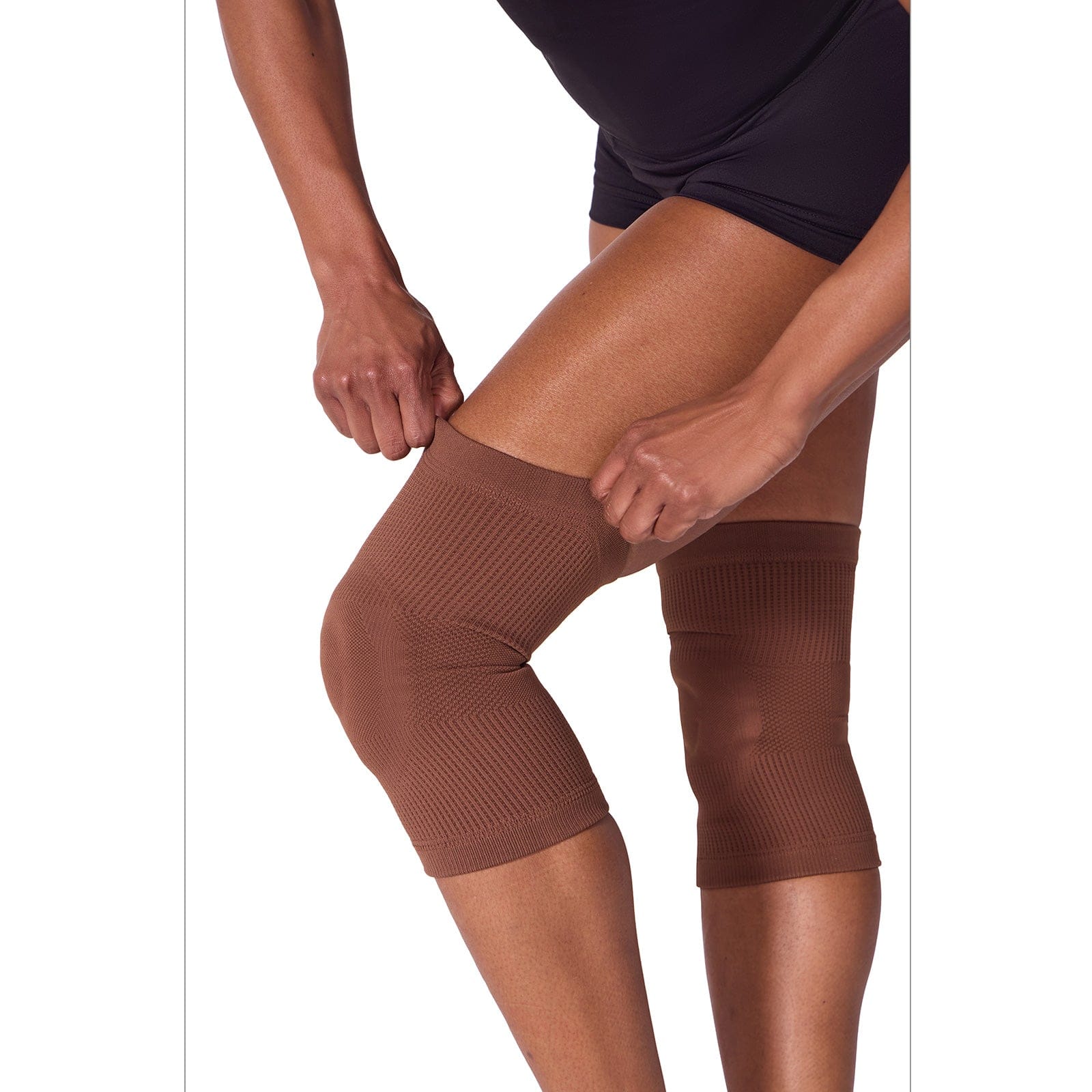 Capezio Gel Knee Pads Adult S/M Maple - DanceSupplies.com