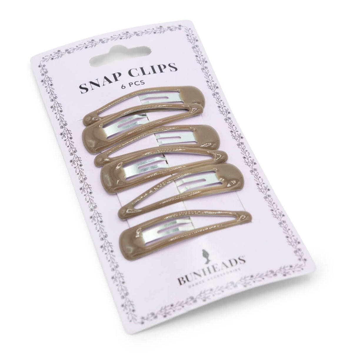 Bunheads Snap Clips Light Brown - DanceSupplies.com