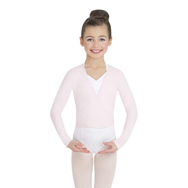 Capezio Child's Wrap Top Child S Pink - DanceSupplies.com