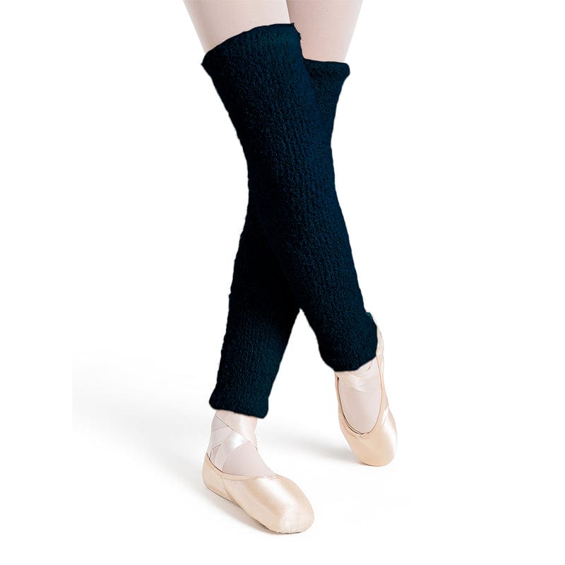 Capezio 18" Pamper Legwarmers Black - DanceSupplies.com