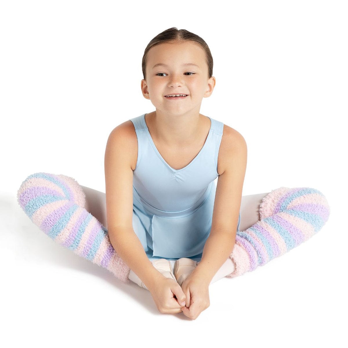 Capezio 18" Striped Pamper Legwarmers - DanceSupplies.com
