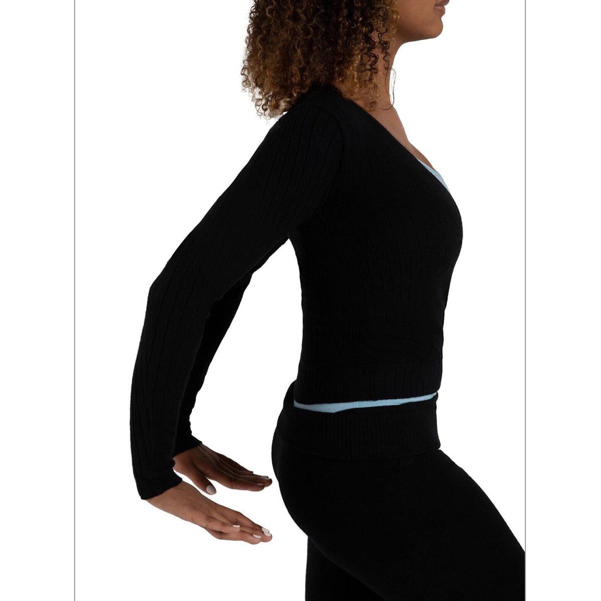 Capezio Adult Harmonie Crossover Sweater - DanceSupplies.com