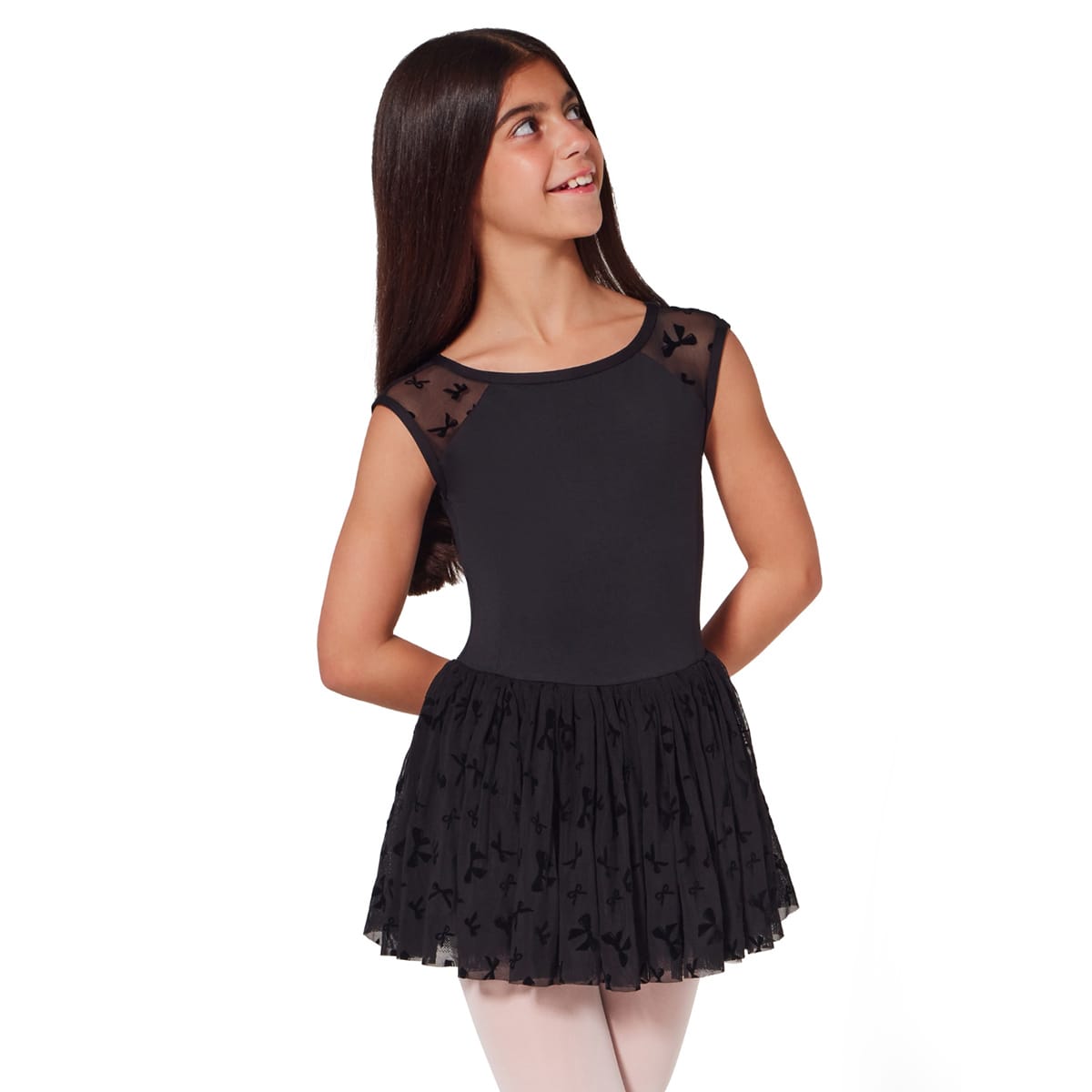 Capezio Girls Take A Bow Brava Dress Child S Black - DanceSupplies.com