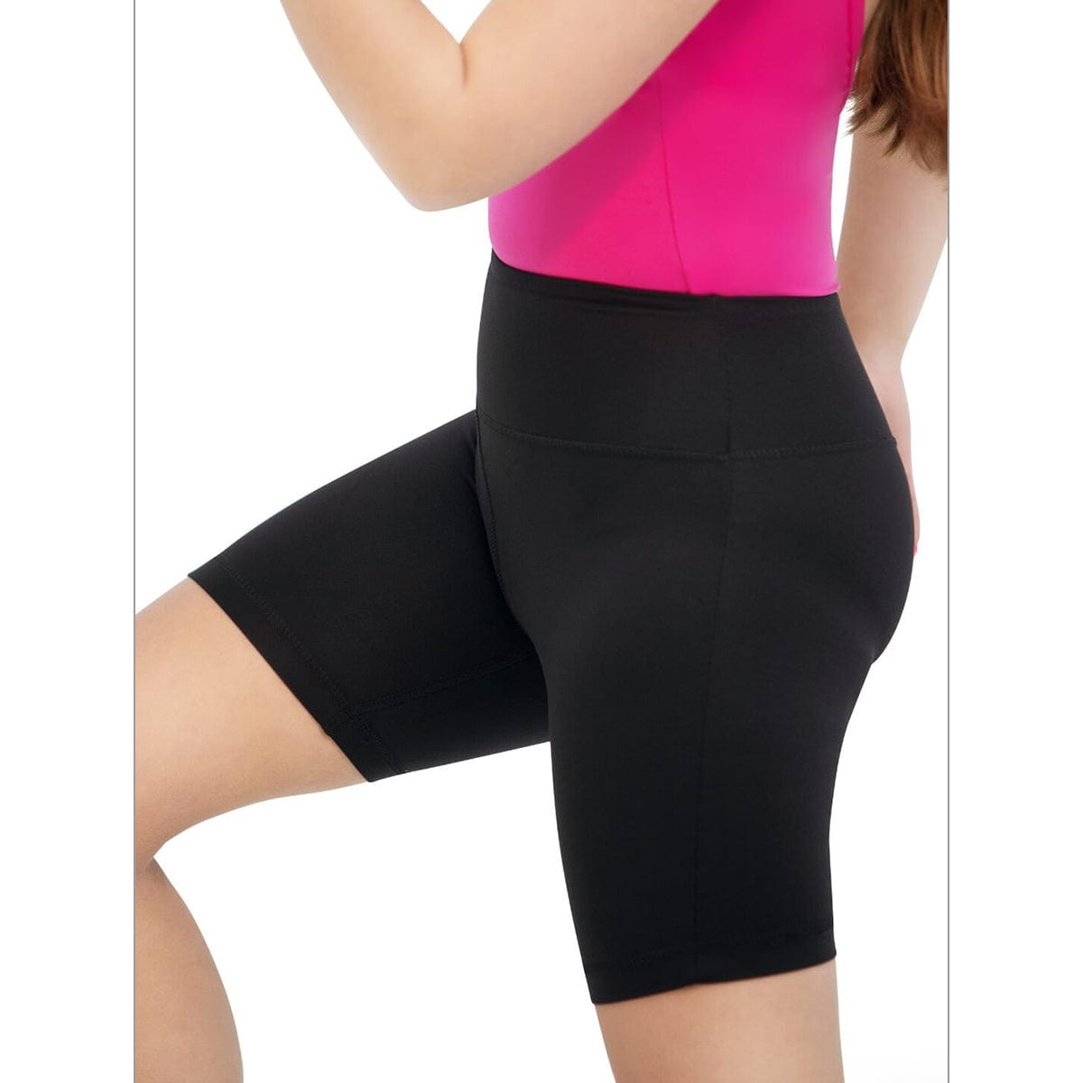 Capezio Adult Studio Collection Bike Shorts Adult XS Black - DanceSupplies.com